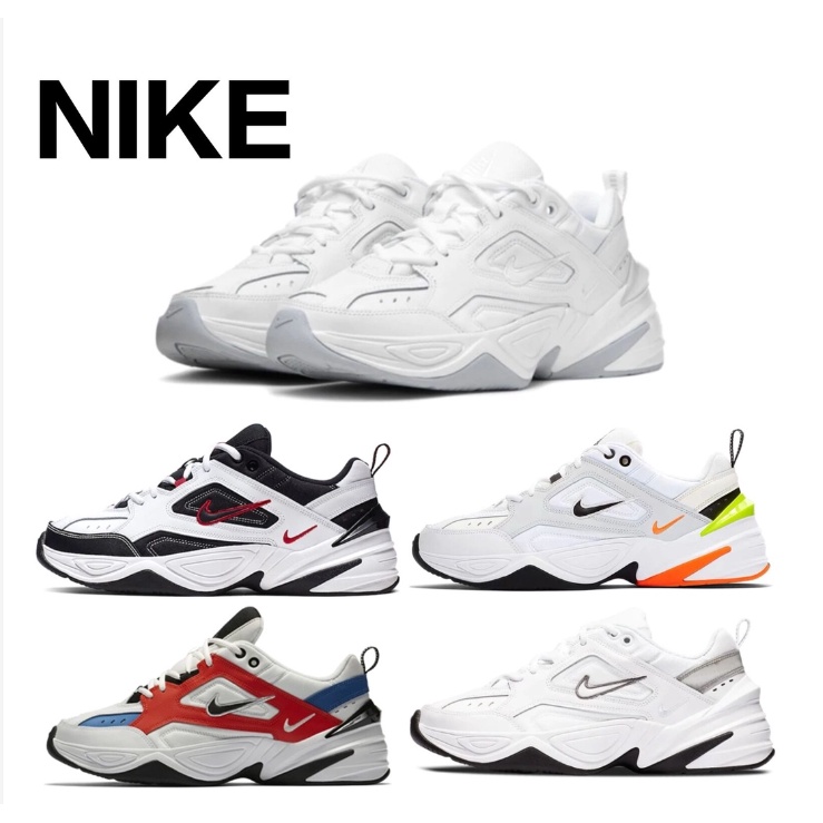 韓國連線購入 M2K Tekno 白銀 白橙 增高鞋 男女鞋 老爹鞋 運動鞋 增高 情侶鞋 慢跑鞋 BQ3378-100