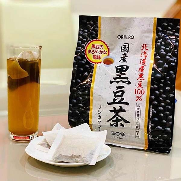 日本 黑豆茶 30入 ORIHIRO 北海道 黑豆茶包 日本黑豆茶 黑豆水 黑豆 日本 茶包 咖啡 回沖茶葉 沖泡茶