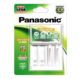 【光南大批發】Panasonic國際牌充電組BQ-CC17+經濟型充電電池套裝(3號2入/4號2入)滿999元贈鋼彈浴巾