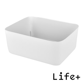 臺灣現貨24H出貨【Life+】多功能可堆疊分隔衣物/內衣褲/襪子收納盒 無格X1入(2色任選)