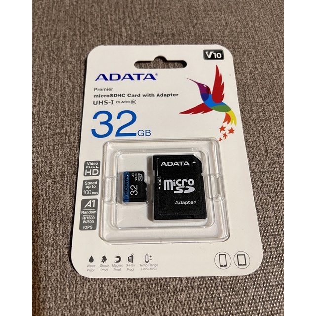 ADATA 威剛 32G 64G 128G microSD TF 記憶卡 U1 C10 A1
