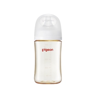 Pigeon 貝親 第三代母乳實感PPSU奶瓶240ml(純淨白) 可愛婦嬰