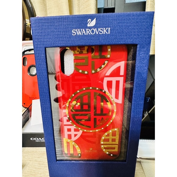 Swarovski iPhone X春節限定手機殼-全新