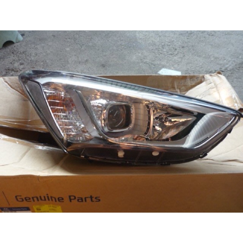 現代 2015 NEW SANTA FE 魚眼大燈 HID 專用款 純正原廠配件MOBIS正品不含安定器 HID燈泡