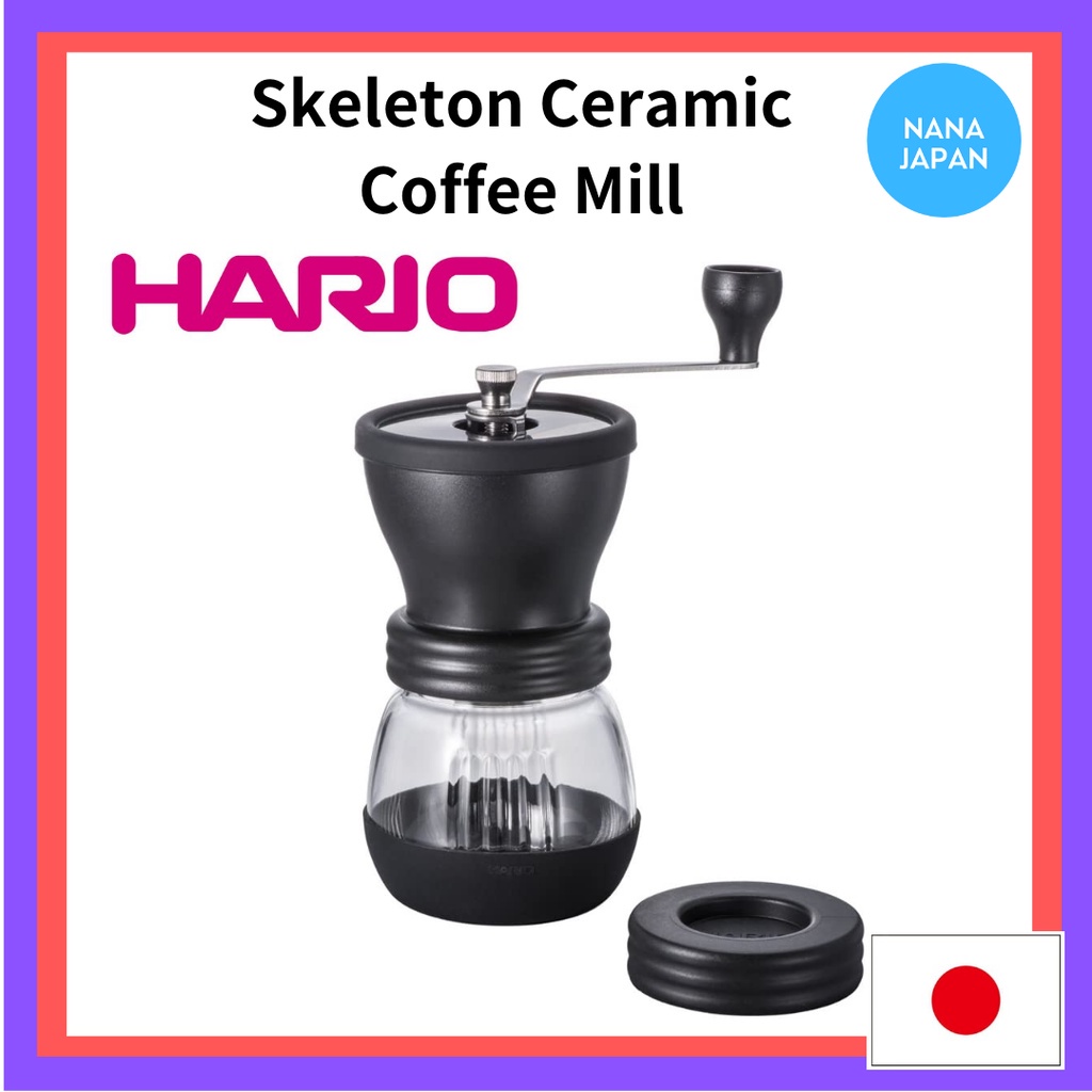 【日本直送】HARIO (哈里歐) 手搖式陶瓷磨盤磨 Coffee Mill Grinder MSCS-2B