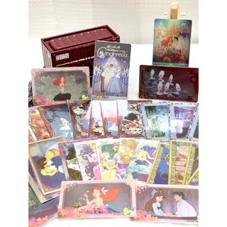 日本迪士尼商店~迪士尼公主系列卡片貼紙 卡貼