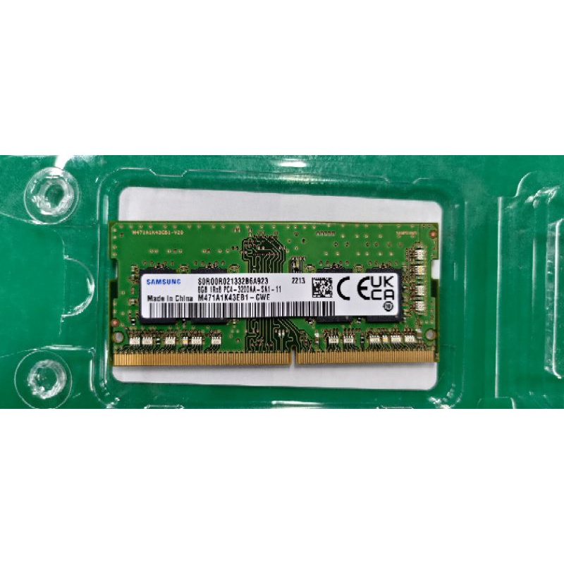 Samsung DDR4--3200 8G 筆記型記憶體