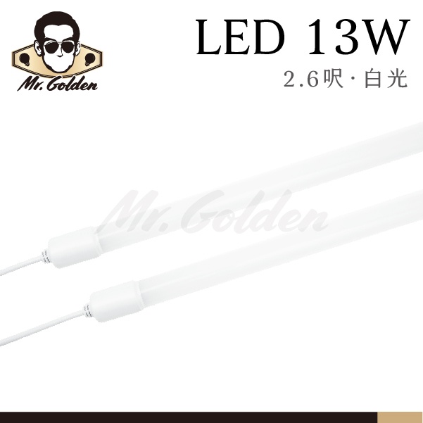 【購燈先生】附發票 大友照明 LED 13W 廣告燈管 2.6尺 (白光) IP66防水防塵 招牌燈管 防水燈管 燈管