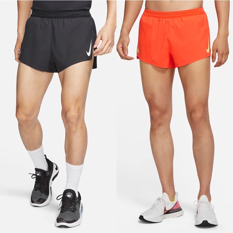 「鞋術」Nike AeroSwift 2吋 馬拉松 全馬 半馬 透氣 排汗 慢跑 黑色 飄褲 短褲 CJ7838-010