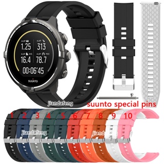 24 毫米矽膠錶帶運動錶帶適用於 Suunto Spartan Sport Wrist HR Baro