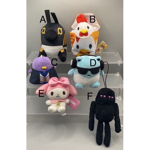 日本埃及神小鳥歌之王子殿下吊飾Lawson炸雞blue hamham太空倉鼠美樂蒂麥塊終界使者minecraft炸雞君