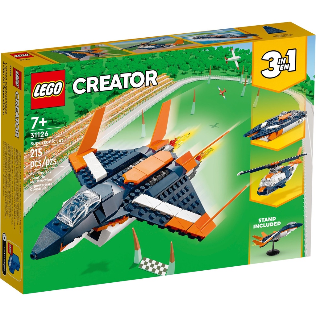 【小天使玩具】(現貨) LEGO 31126 超音速噴射機