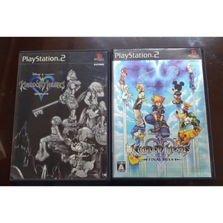 SONY PS2 2手原廠遊戲 王國之心 1,2 KINGDOM HEARTS 1,2
