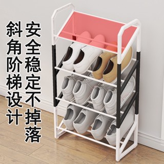 《JW小舖》臺灣現貨《創意斜放式收納鞋架》簡易組裝家用租房宿舍多層鞋櫃