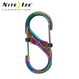 【NITE IZE】S-Biner SlideLock S型帶鎖不鏽鋼扣環