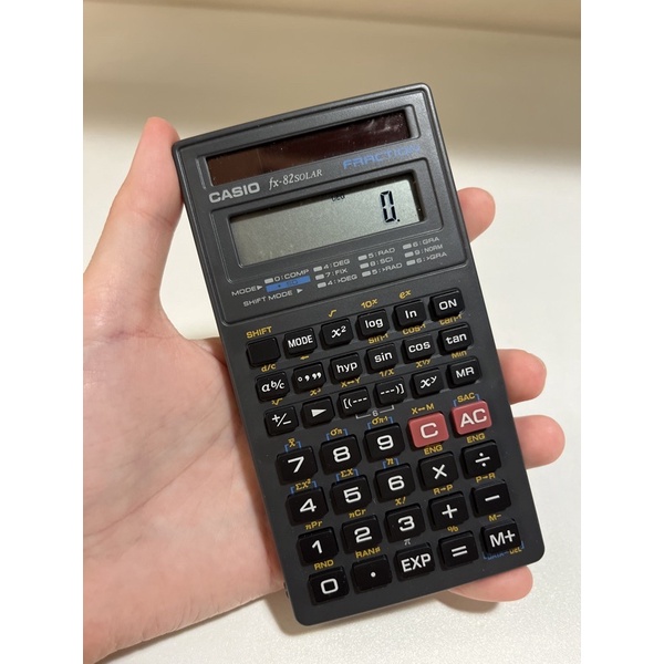 二手 Casio Fx Solar國家考試用 工程計算機 蝦皮購物