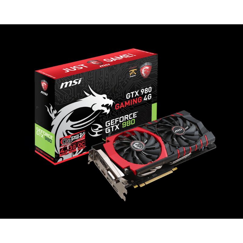 Msi Nvidia GTX980 4G 紅龍卡 顯示卡 效能約等於1060 6g