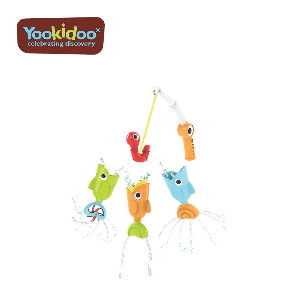 Yookidoo 以色列洗澡/戲水玩具 小漁夫釣魚趣 兒童玩具【YODEE優迪】