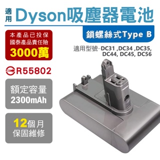 適用dyson dc34電池 typeb電池 戴森DC44電池 dc45電池 DC57電池 BSMI:R55802