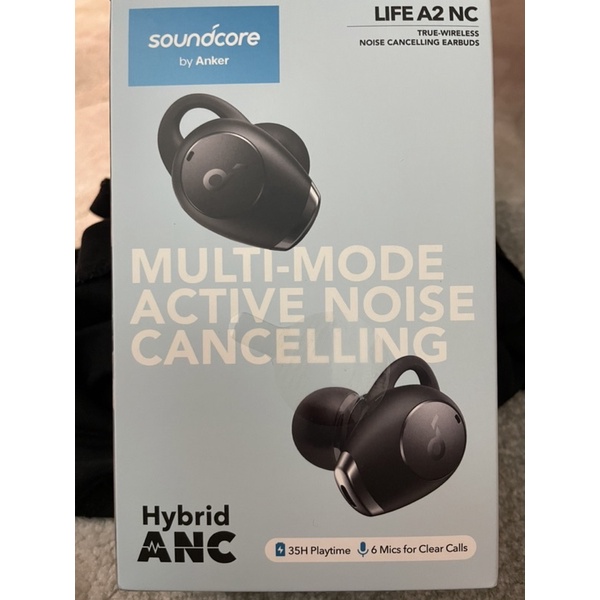 Soundcore Life A2 NC耳機盒及配件