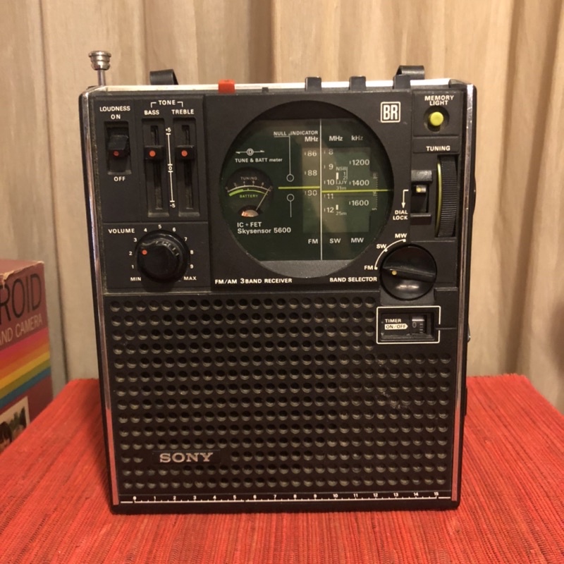 SONY 日本製收音機 ICF5600 絕版功能正常收藏品