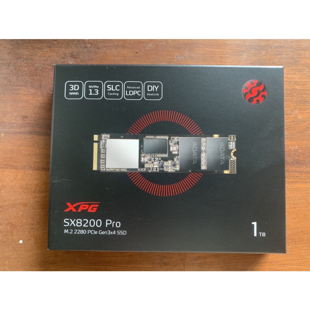 ADATA威剛XPG SX8200Pro 1TB/M.2 PCIe Gen3x4