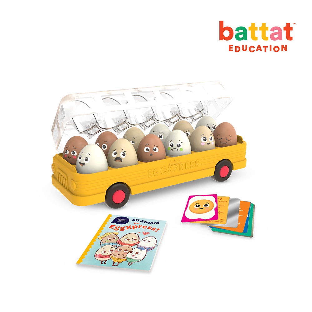 Battat 小臉蛋表情快線_聊育系列 小朋友玩具 兒童玩具 感統玩具