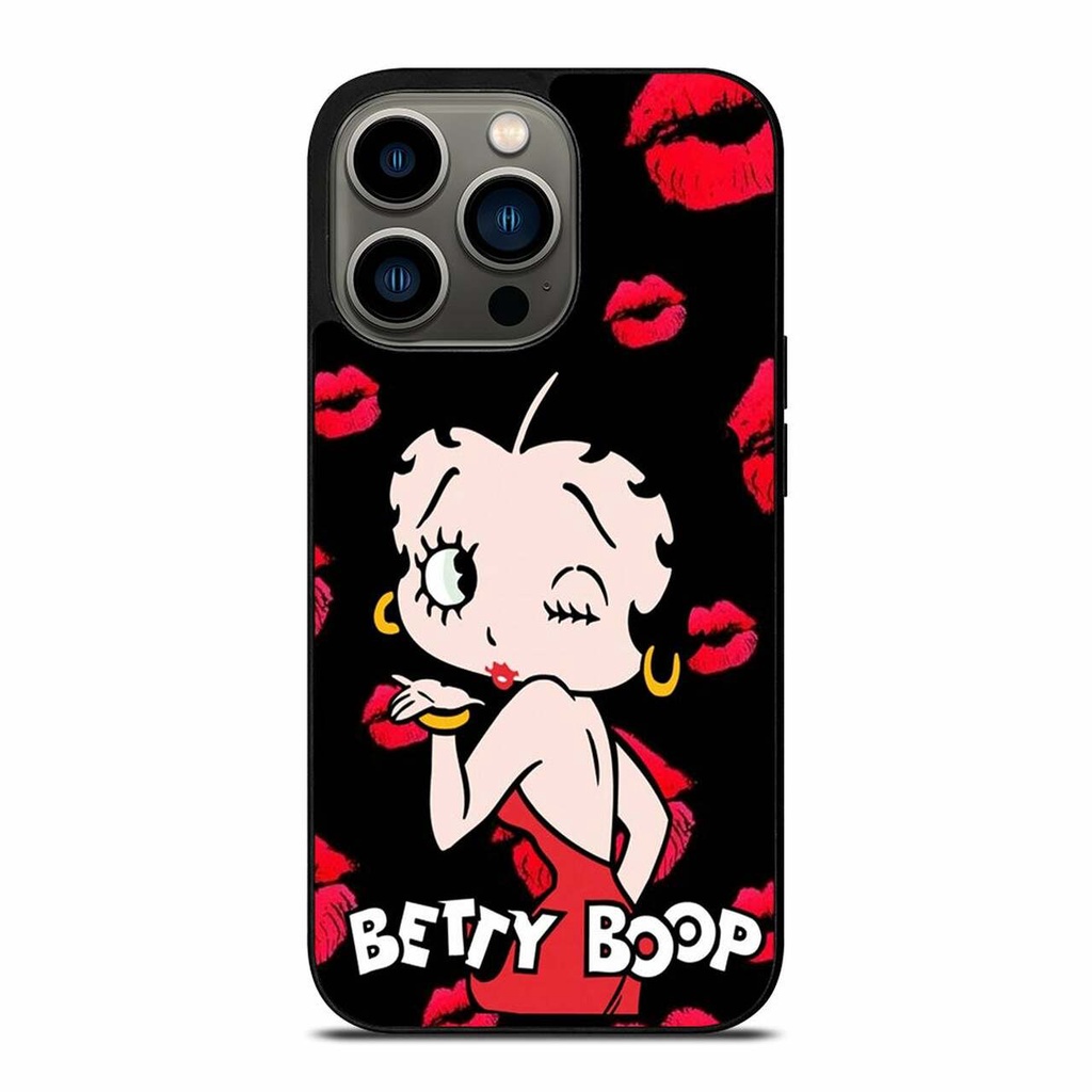 Betty Boop 貝蒂娃娃防摔保護套適用於蘋果手機殼 IPhone 14 Plus 13 Pro Max 12 Mi