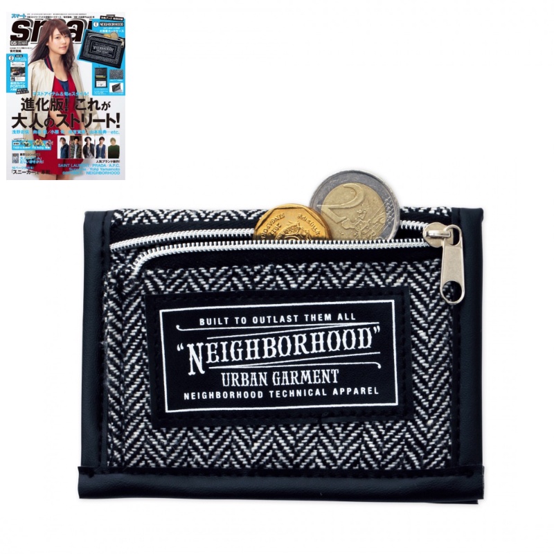 【Q包小屋】【台灣現貨】日雜誌附錄 NEIGHBORHOOD 對折 卡套 卡包 零錢包 信用卡夾 名片夾 悠遊卡套
