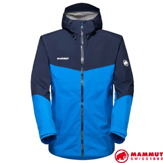 【MAMMUT 長毛象】亞洲限定 男 Convey 超輕GoreTex防水防風透氣外套.夾克_冰藍/海洋藍_28451