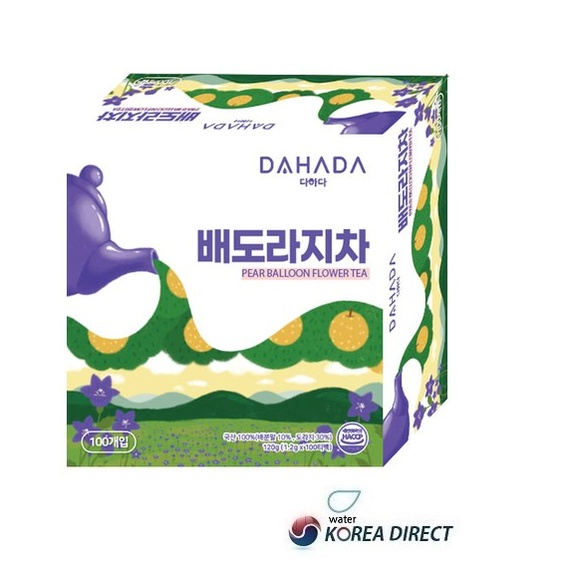 韓國  DAHADA桔梗梨茶 1.2gx100包