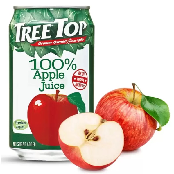 Tree Top 蘋果汁 320毫升 X 24罐 #140770