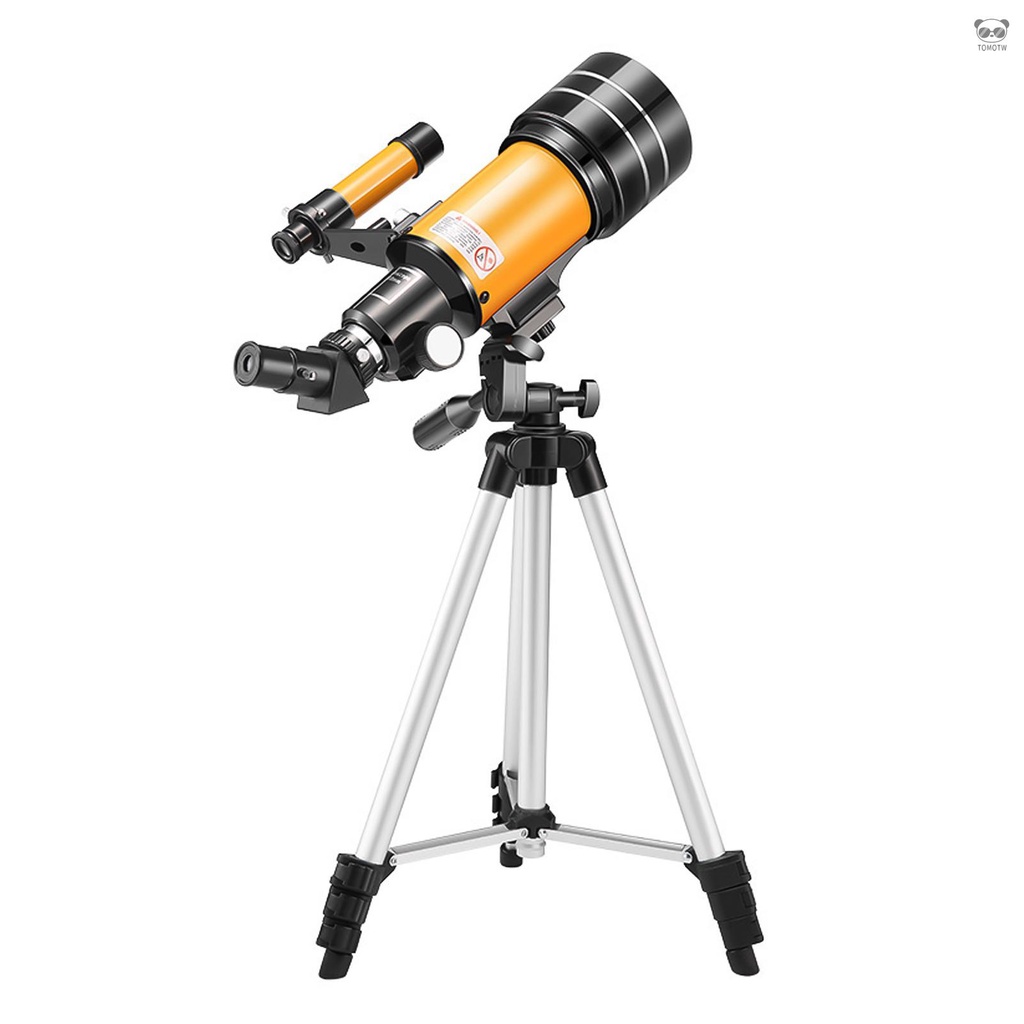 15X-150X 折射天文望遠鏡 高倍高清單筒望遠鏡 觀星觀鳥望遠鏡 帶三腳架 倍鏡 正向鏡 尋星鏡 目鏡組 防塵蓋
