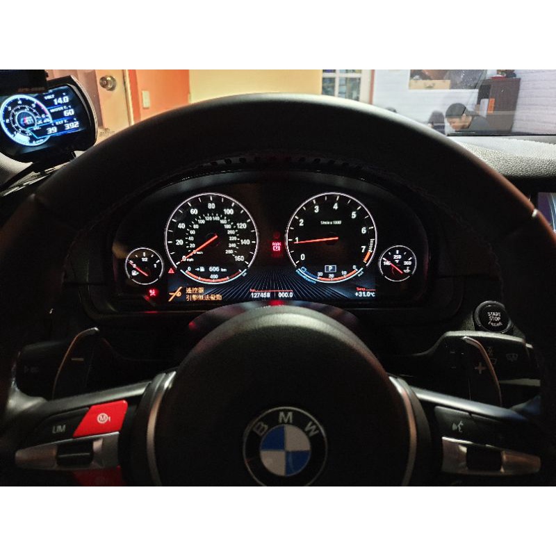 ※鎮鋒LED車用儀表燈系改裝※BMW F10 535 M5 全車儀表燈～類M-POWER式樣  紅光指針 空調 音響面板