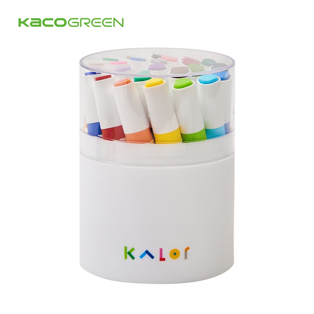 【KACO】KALOR綺采 可水洗24色彩色筆套組 (台灣現貨) 彩色筆 可水洗 顏色筆 繪畫 塗鴉 兒童文具 學生文具