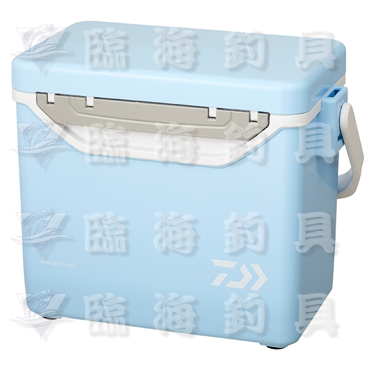 臨海釣具 二館 24H營業 紅標/DAIWA MINICOOL S1050 藍色冰箱 保冷冰桶 釣魚露營硬式冰箱 附揹帶