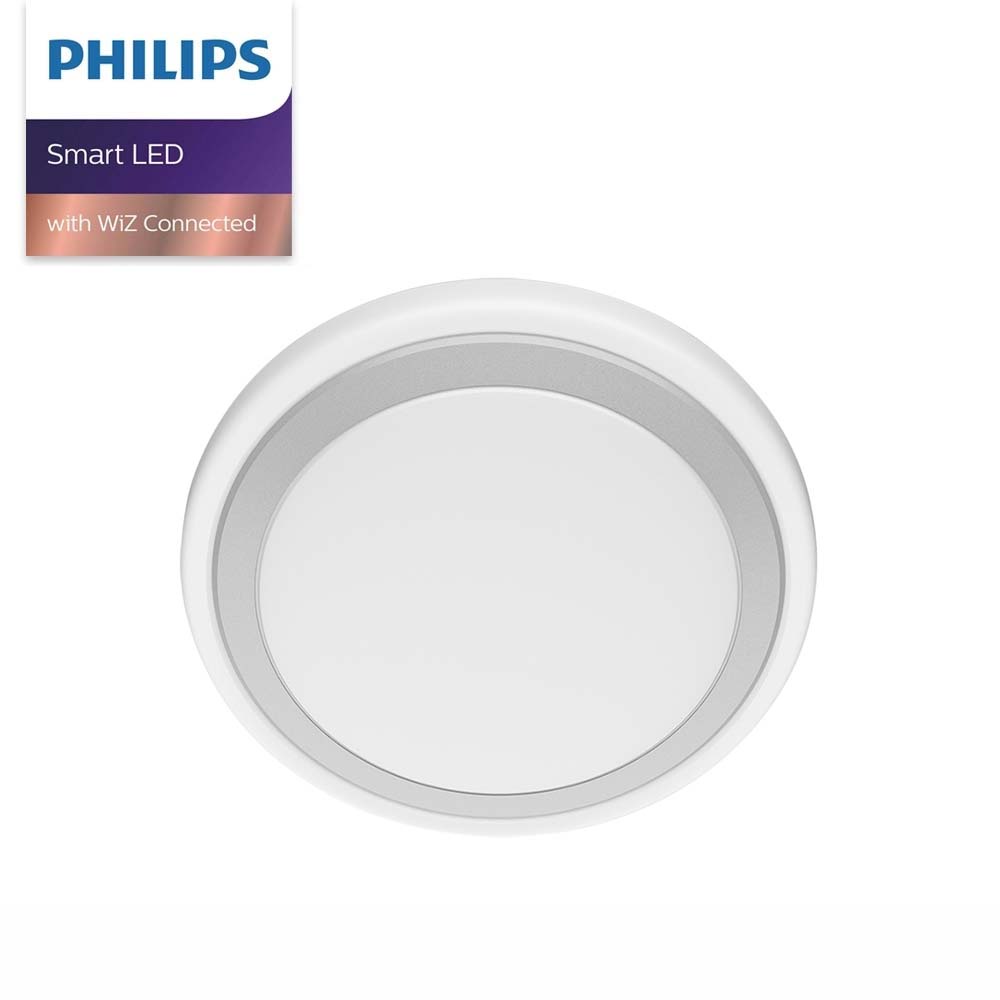 (含發票)Philips 飛利浦 Smart WiZ LED 吸頂燈 36W 慕心智慧 銀色 PW009 免運費