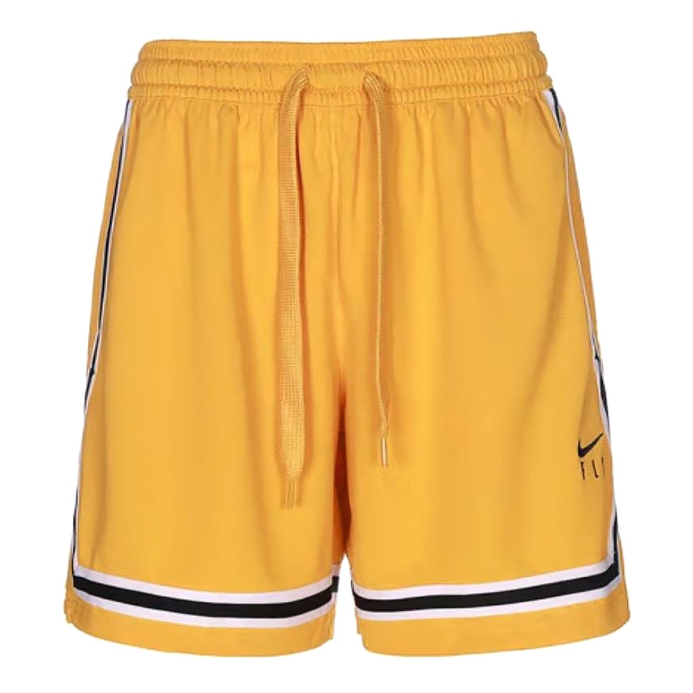 Nike AS W FLY CROSSOVER SHORT M2 女 黃 運動 籃球 休閒 短褲 DH7326-752