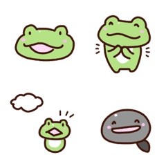 Line日本🇯🇵表情貼∣Daily life of frog emoji