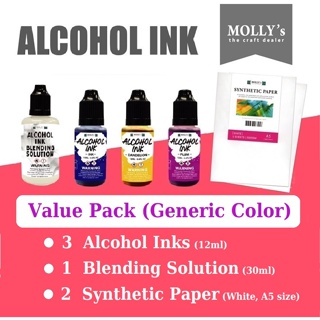 Alcohol Ink Set Value Pack for DIY Craft Art Home Decor