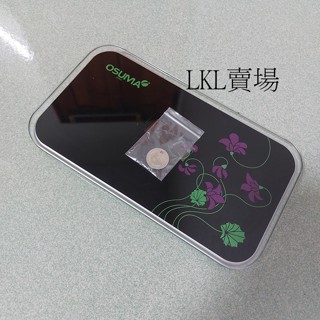 【二手】OSUMA HY-616 迷你體重計mini personal scale（時尚黑）