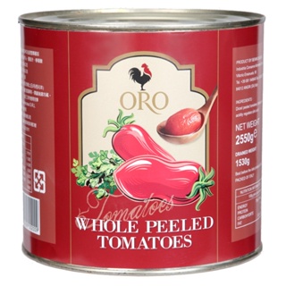 ~* 蝦皮代開發票*~ 義大利 ORO 去皮整顆番茄 蕃茄 2550g/罐(超取限一罐)