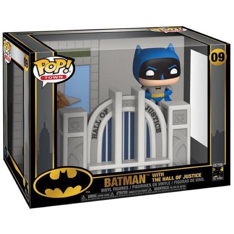 FUNKO POP 09 城鎮系列 蝙蝠俠80週年 正義大廳 蝙蝠俠 BATMAN 公仔 代理版