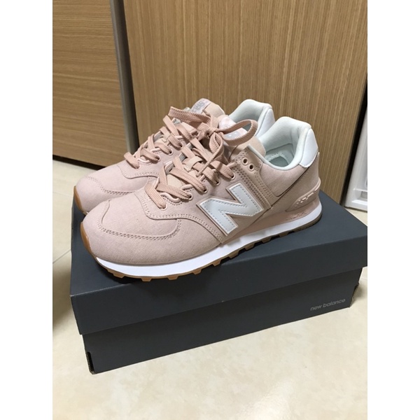 New balance～574～牛奶粉～粉紅色～