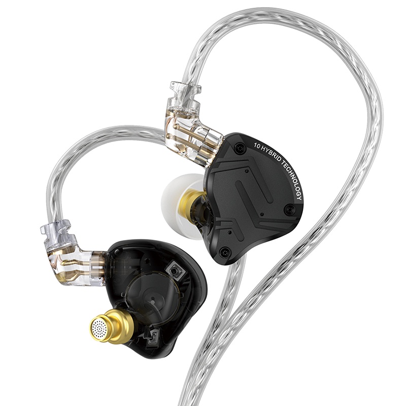Kz ZS10 PRO X HIFI金屬耳機混合入耳式耳機運動降噪耳機重低音耳塞KZ ZSN PRO AS16 PRO