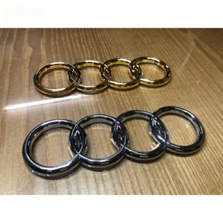 💜附發票 AUDI 貼紙 4圈貼紙 金色 立體貼 3D 奧迪 立體 3D