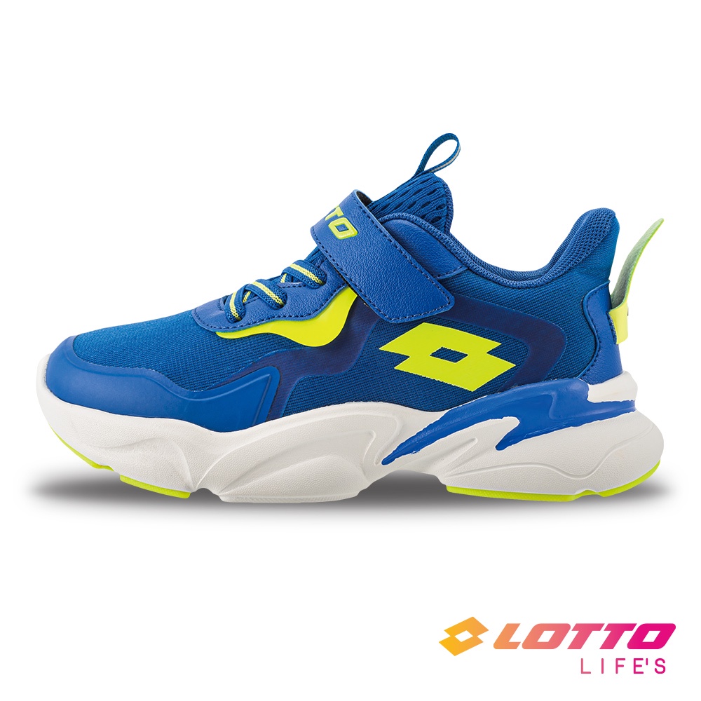 【LOTTO 義大利】童鞋 輕動力潮流運動鞋(藍-LT2AKR6676)21-24.5CM