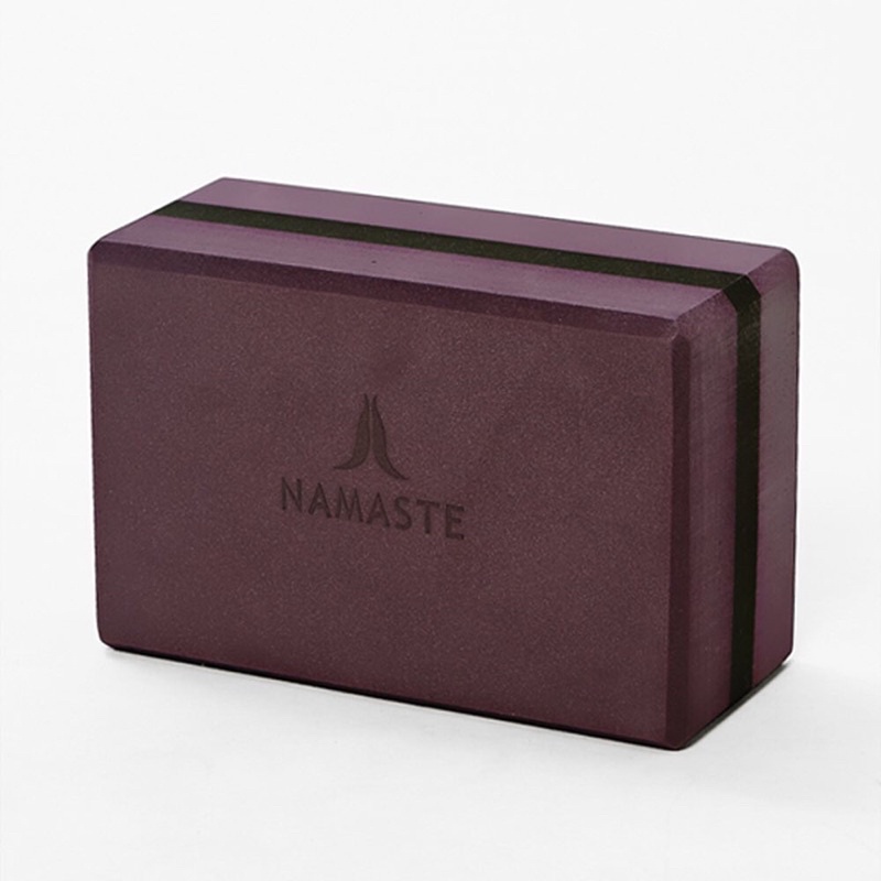 ［二手］NAMASTE頂級系列瑜伽磚 紫/黑 大 瑜珈磚 yoga
