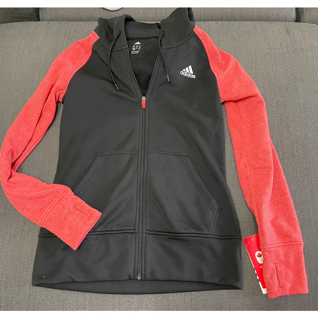 Adidas  Canada  奧運別注系列 全新刷毛外套 S號
