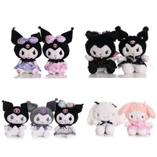 可愛的 Kuromi 毛絨玩具卡通 Kuromi 公主布娃娃柔軟毛絨公仔家居裝飾枕頭女孩